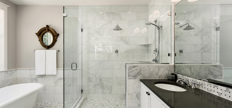 bathroom shower door installation in Watsonville